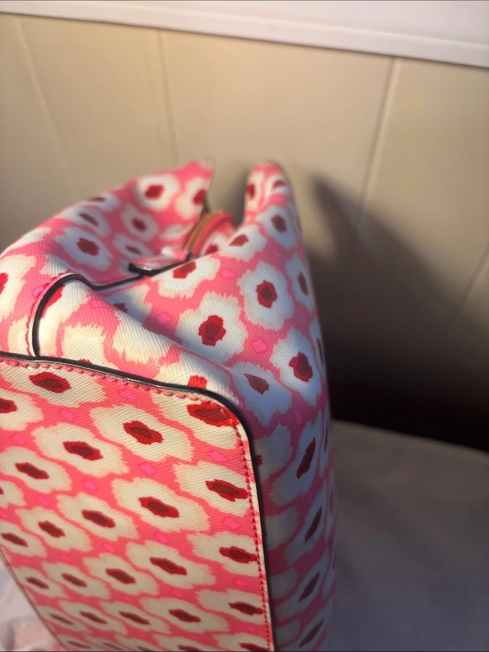 NWOT Kate Spade Laurel Way Evangelie Satchel - Ikat Posy PinK - Full Set!
